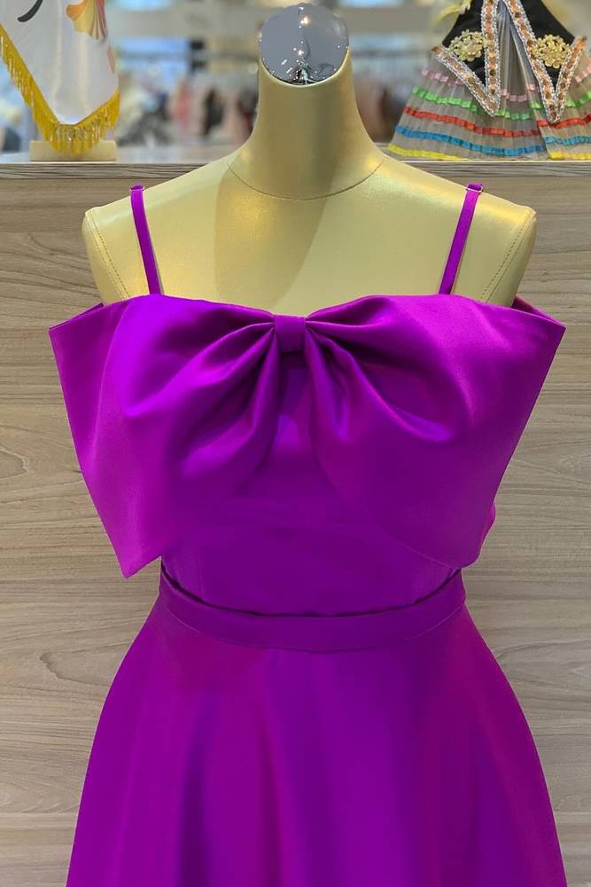 Narine | Sky Blue Spaghetti Straps A-Line Homecoming Dress