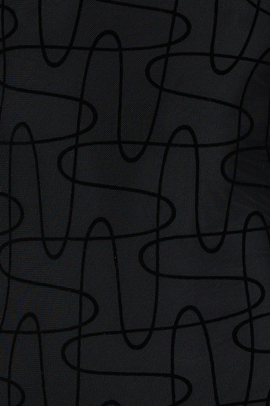 Clubbing Vibe Mesh Mini Dress Black