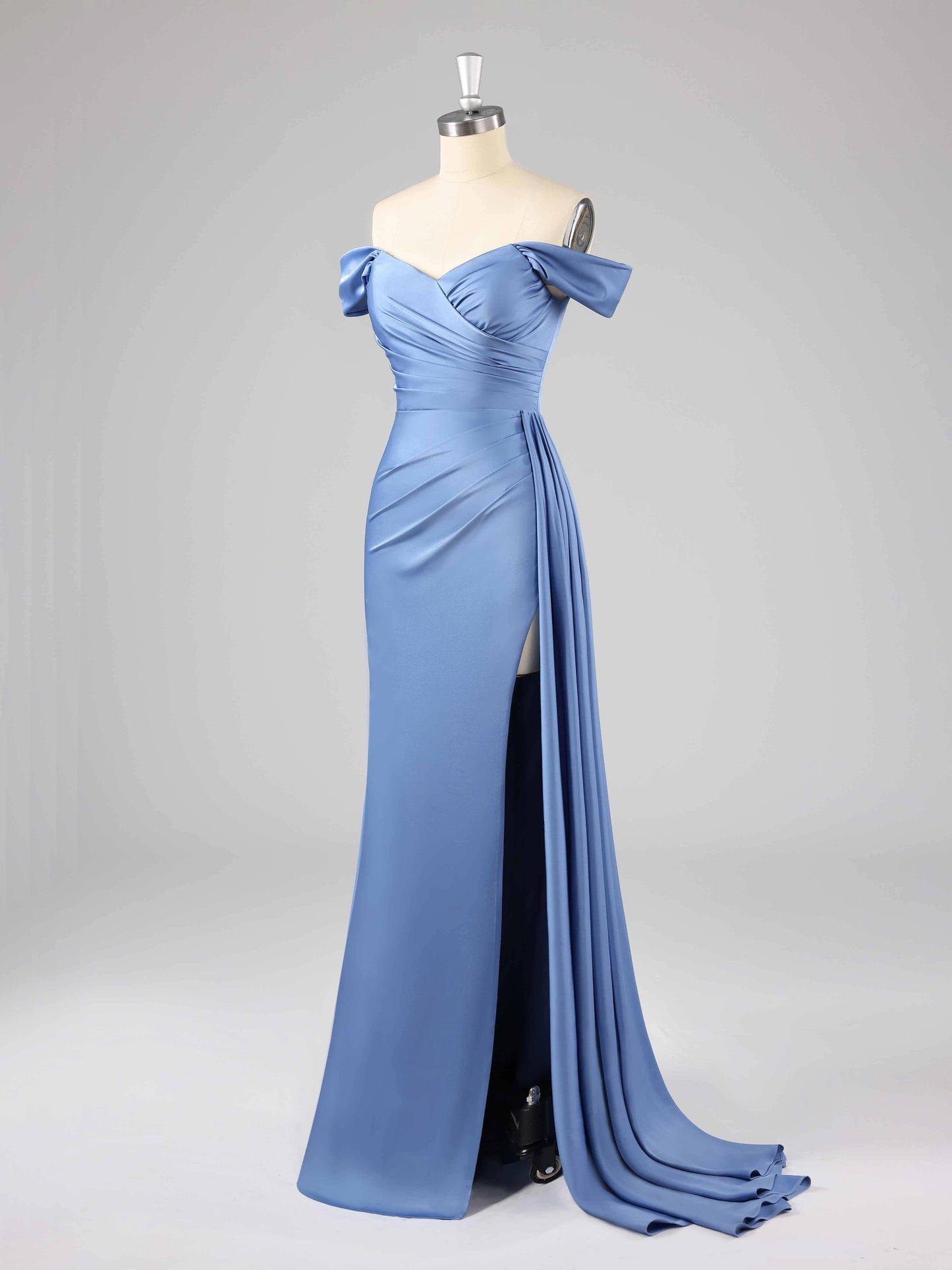 Vivian Trumpet/Mermaid Off-The-Shoulder Formal Dresses