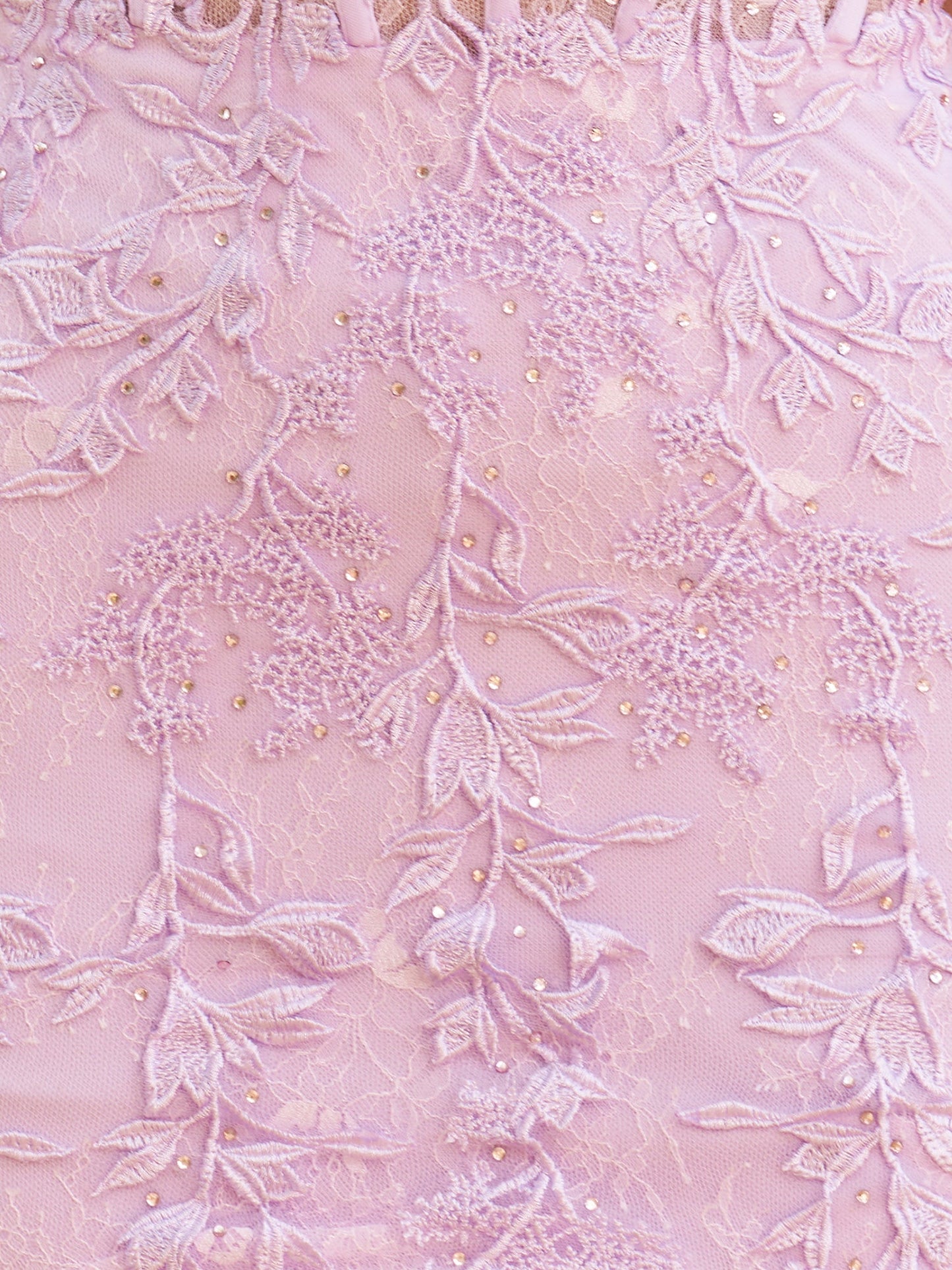 Ethel |Sheath Lace Strapless Homecoming Dress with Appliques