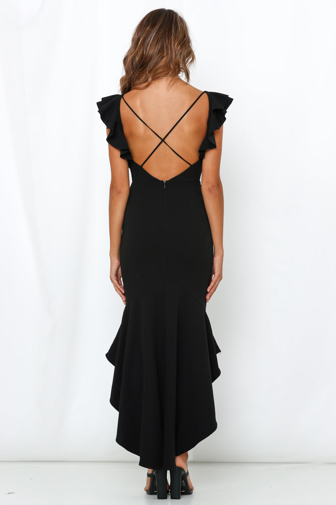 The Hills Maxi Dress Black