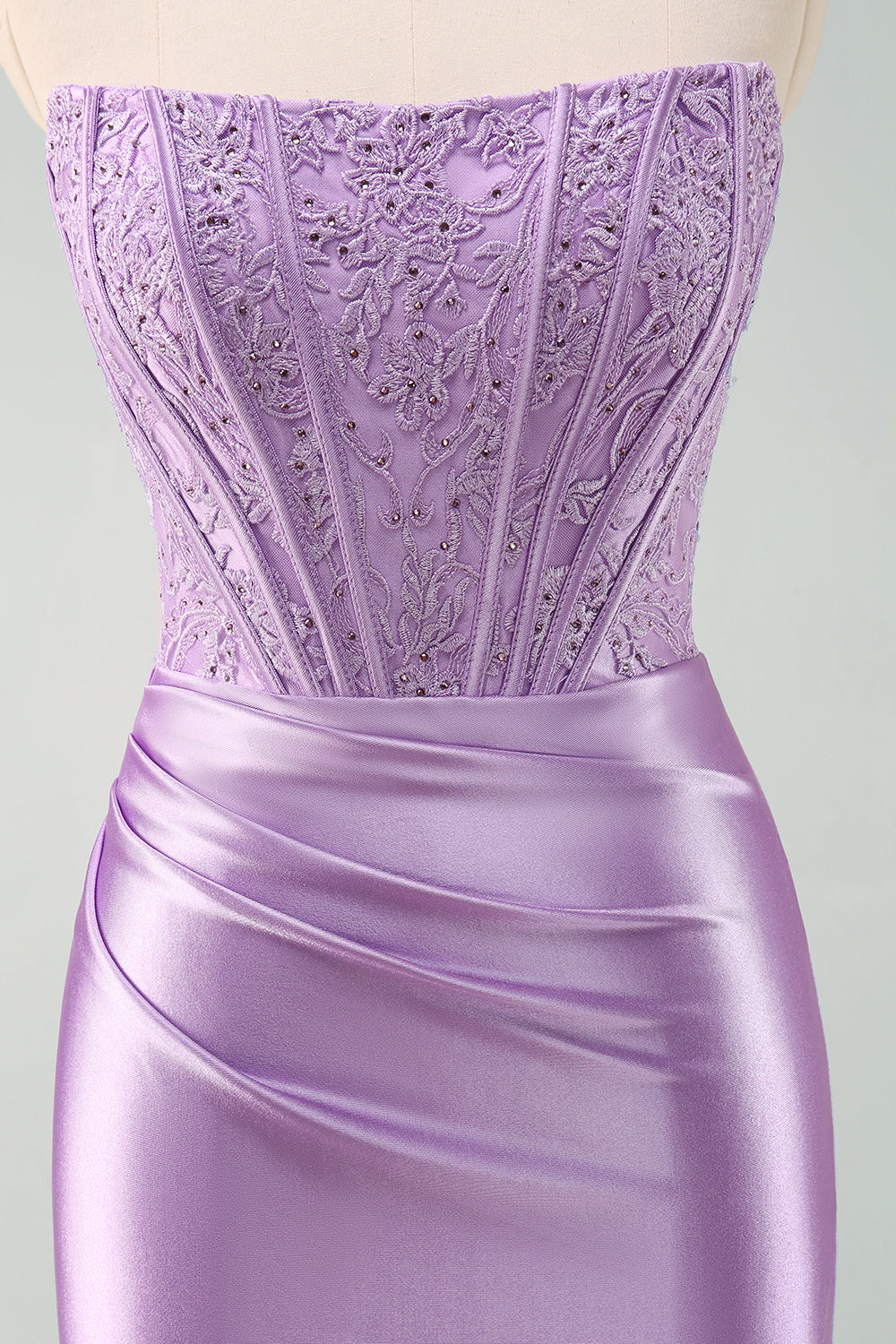 Sparky Purple Strapless Bodycon Short Homecoming Dress