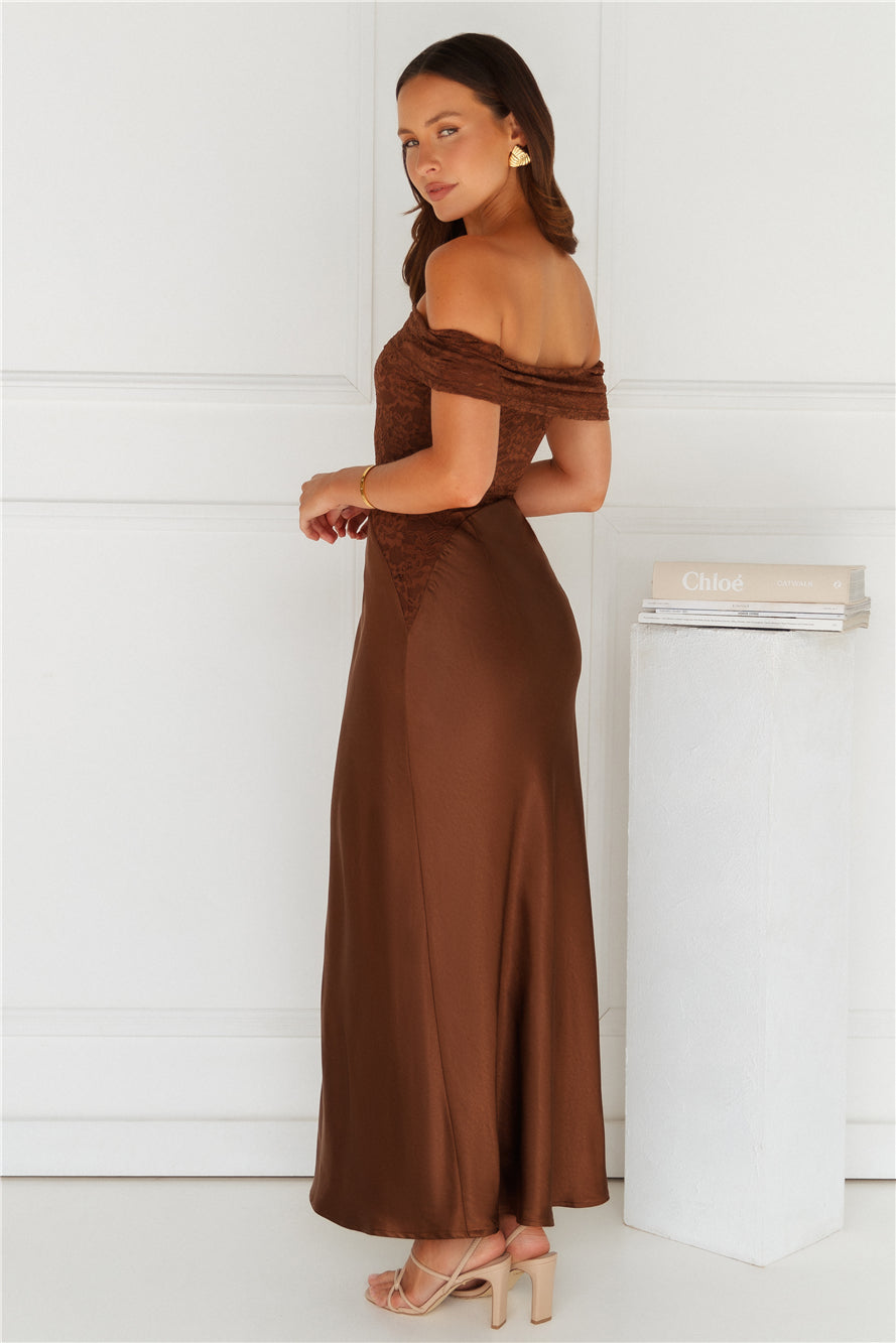 Amoret Midi Dress Espresso