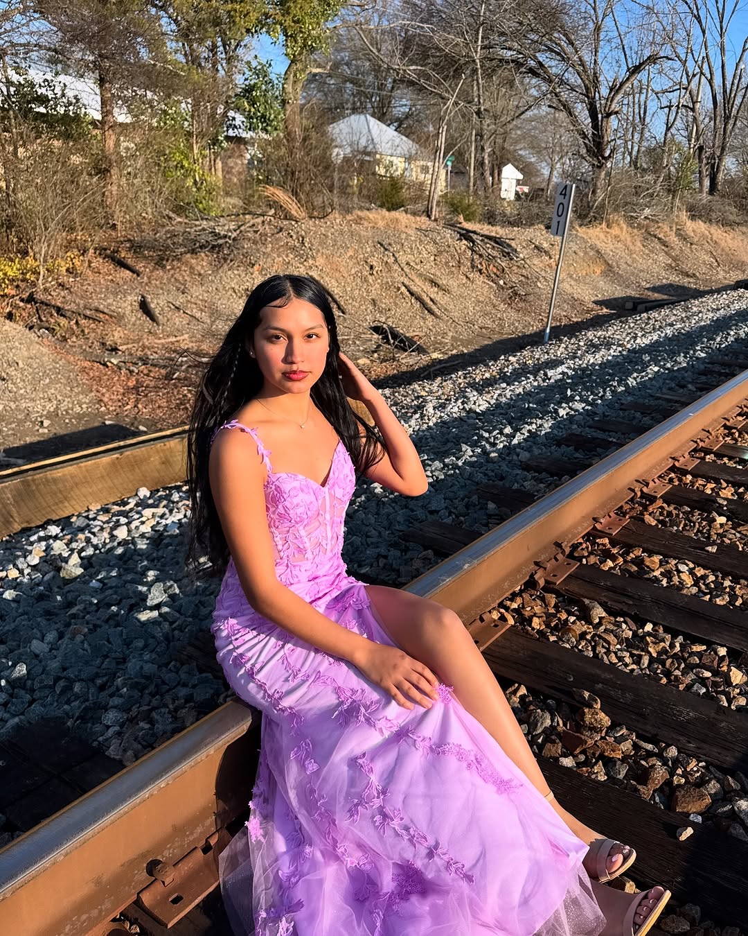 Sparkly Light Blue Beaded Mermaid Long Prom Dress