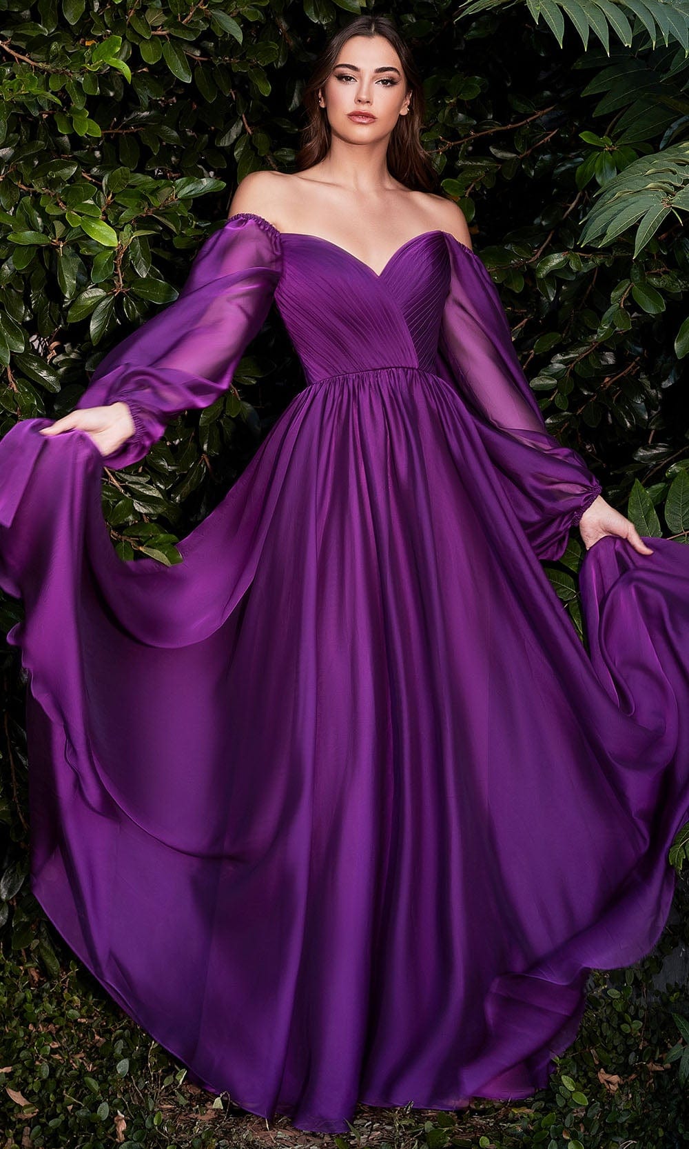 Cinderella Divine CD243 - A-Line Evening Dress